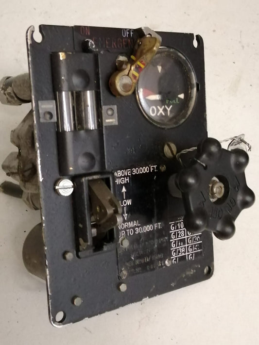 Oxygen selector panel Vintage