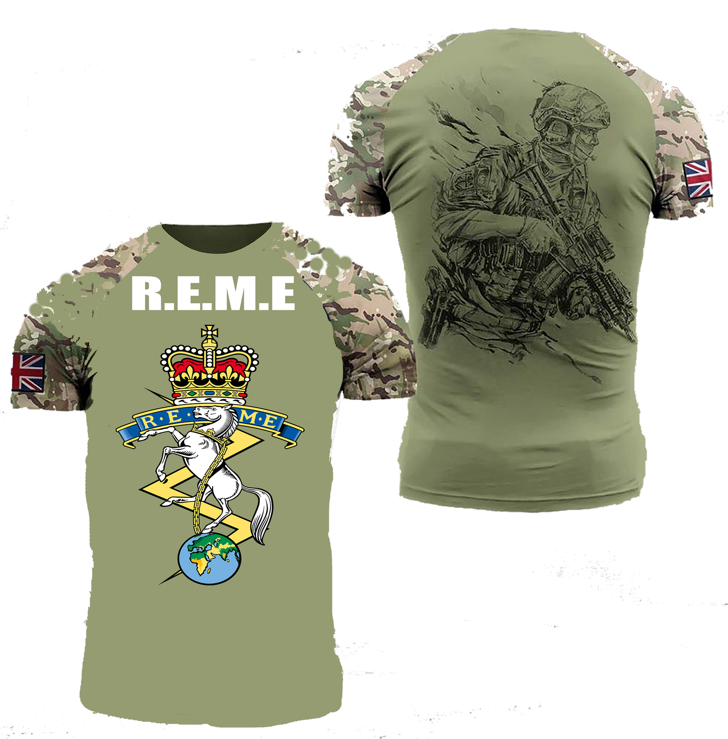 REME Double Printed T-Shirt new 2023 - Army 1157 kit Army 1157 Kit