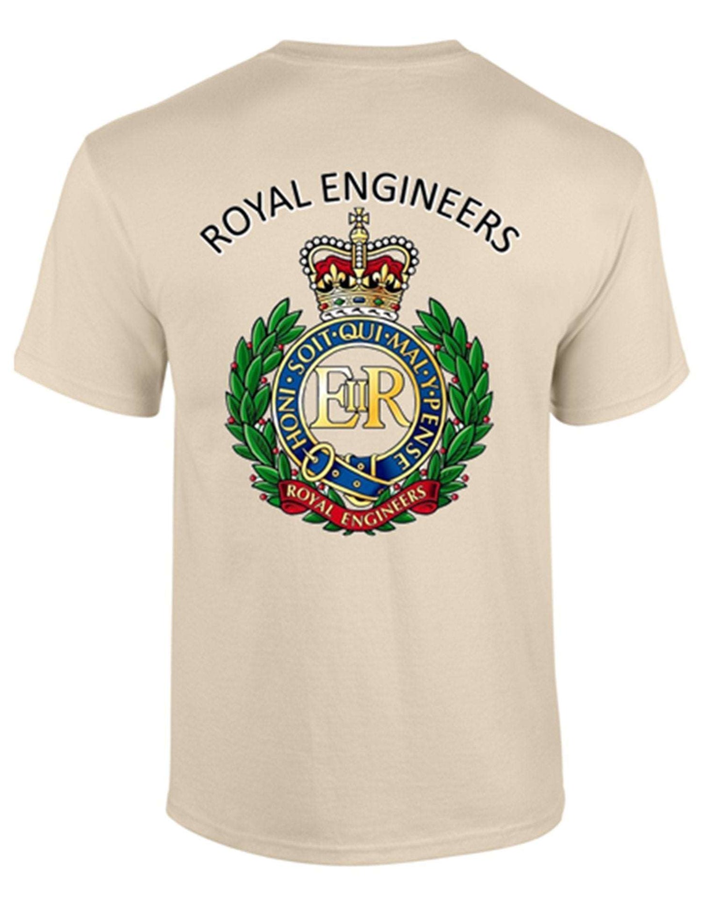 Bear Essentials Clothing. Royal Engineers T-Shirt Double Print in Colour - Army 1157 kit Army 1157 Kit