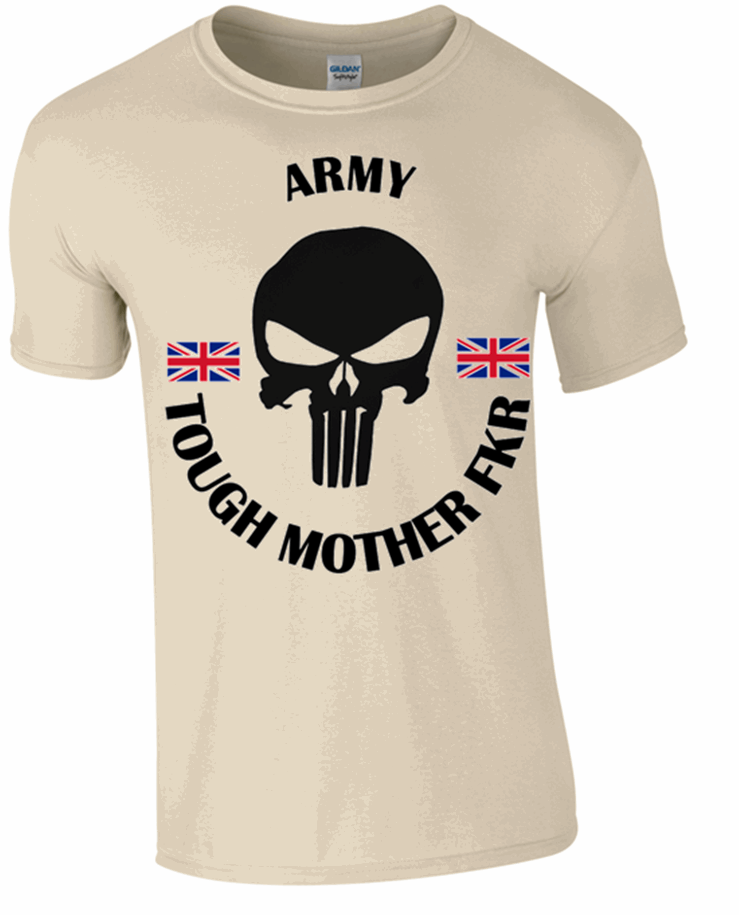 Army Tough Mother FKR T-Shirt - Army 1157 kit Sand / XL Army 1157 Kit Veterans Owned Business
