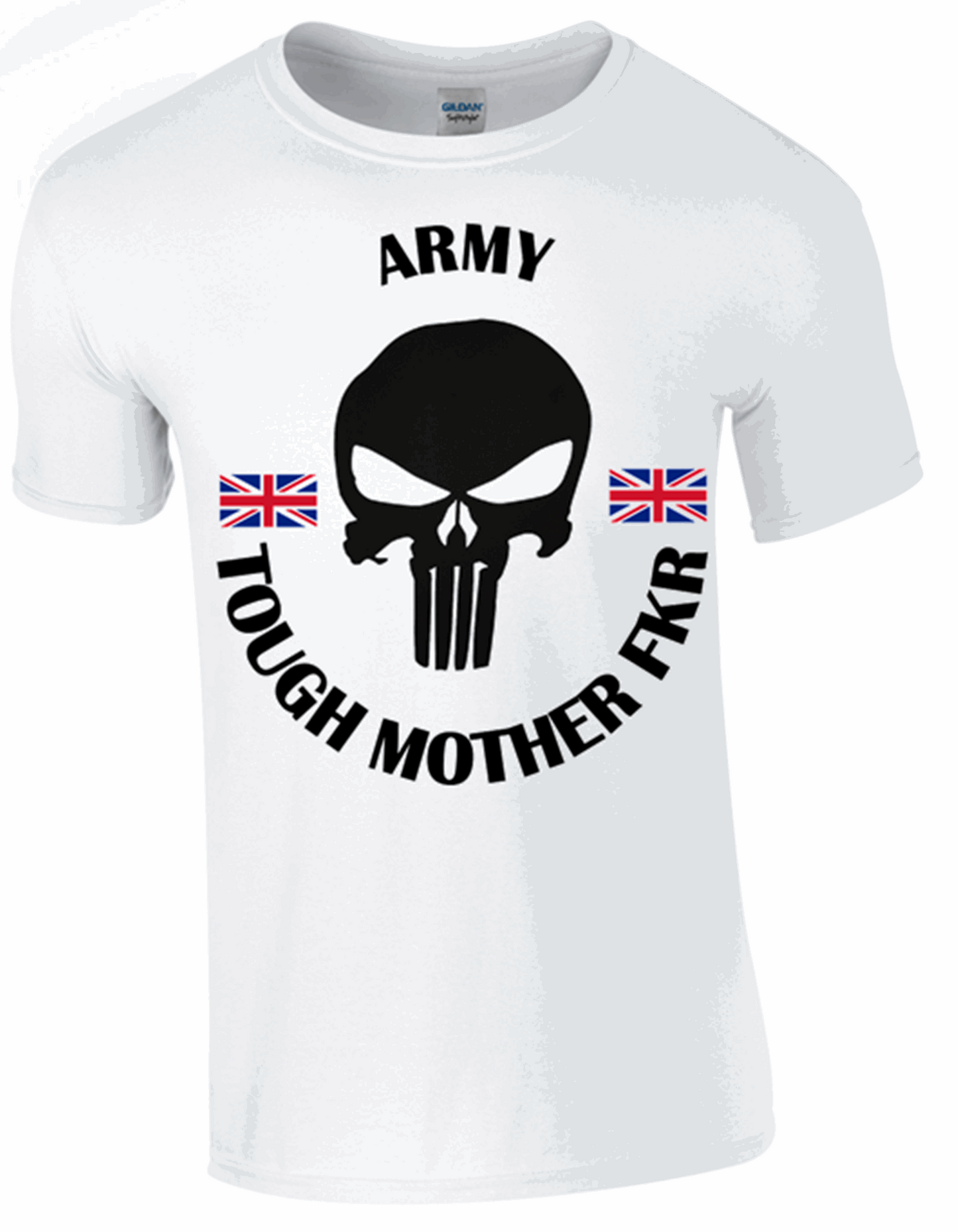 Army Tough Mother FKR T-Shirt - Army 1157 kit White / XXL Army 1157 Kit Veterans Owned Business