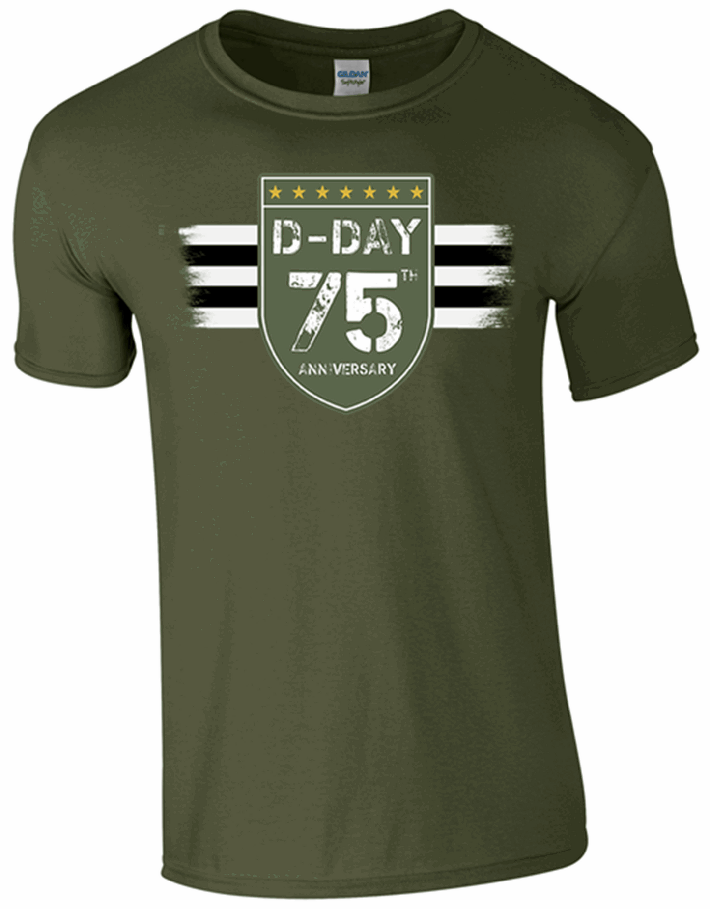 D-Day 75th Anniversary T-Shirt 2 - Army 1157 kit S / Military Green Army 1157 Kit Veterans Owned Business