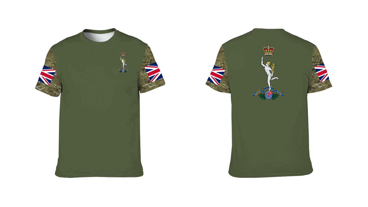 Double Printed T-Shirt Royal Signals new 2023