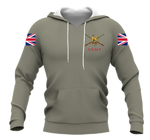Army Double Printed Hoodie new for 2024