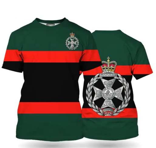 Royal Green Jackets Double Printed T Shirt new for 2024