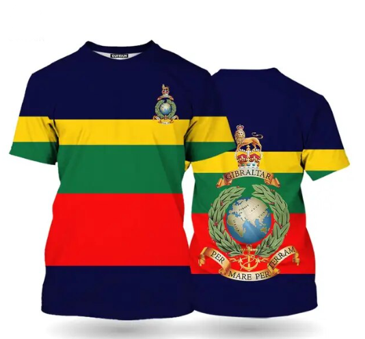 Royal Marines Double Printed T Shirt new for 2024