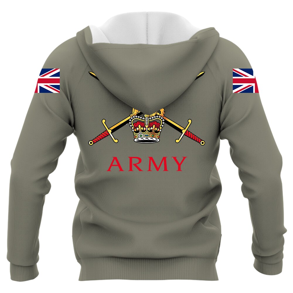 Army Double Printed Hoodie new for 2024