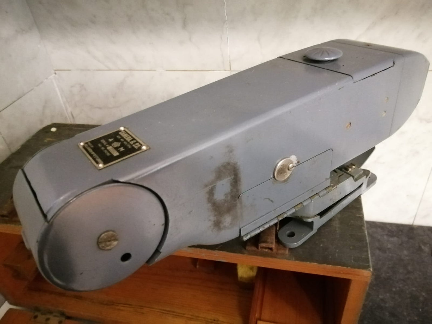 Boxed aircraft gun camera.  Vintage