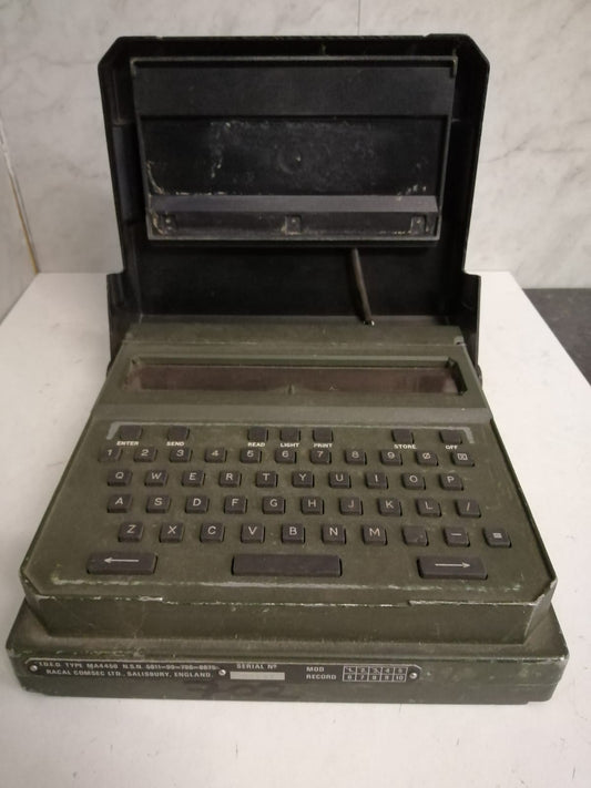 RACAL encrypted text keyboard. Vintage