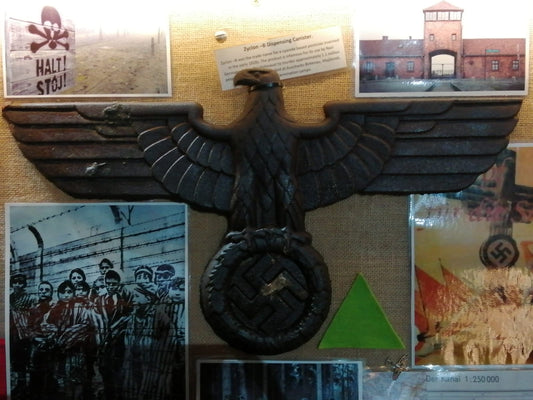 Vintage Cast iron wartime eagle