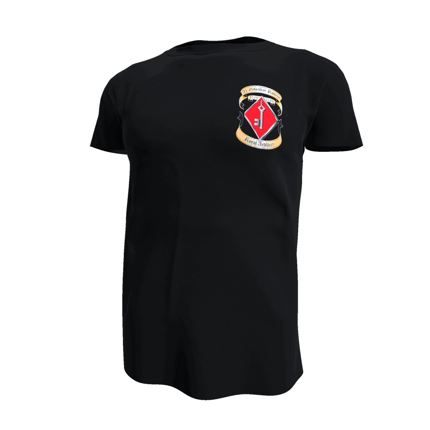 21 Battery T Shirt - Army 1157 kit S / Black 50 Missile Regiment RA