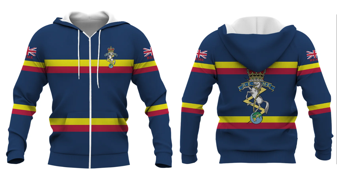 REME Double Printed Zipper Hoodie new for 2024