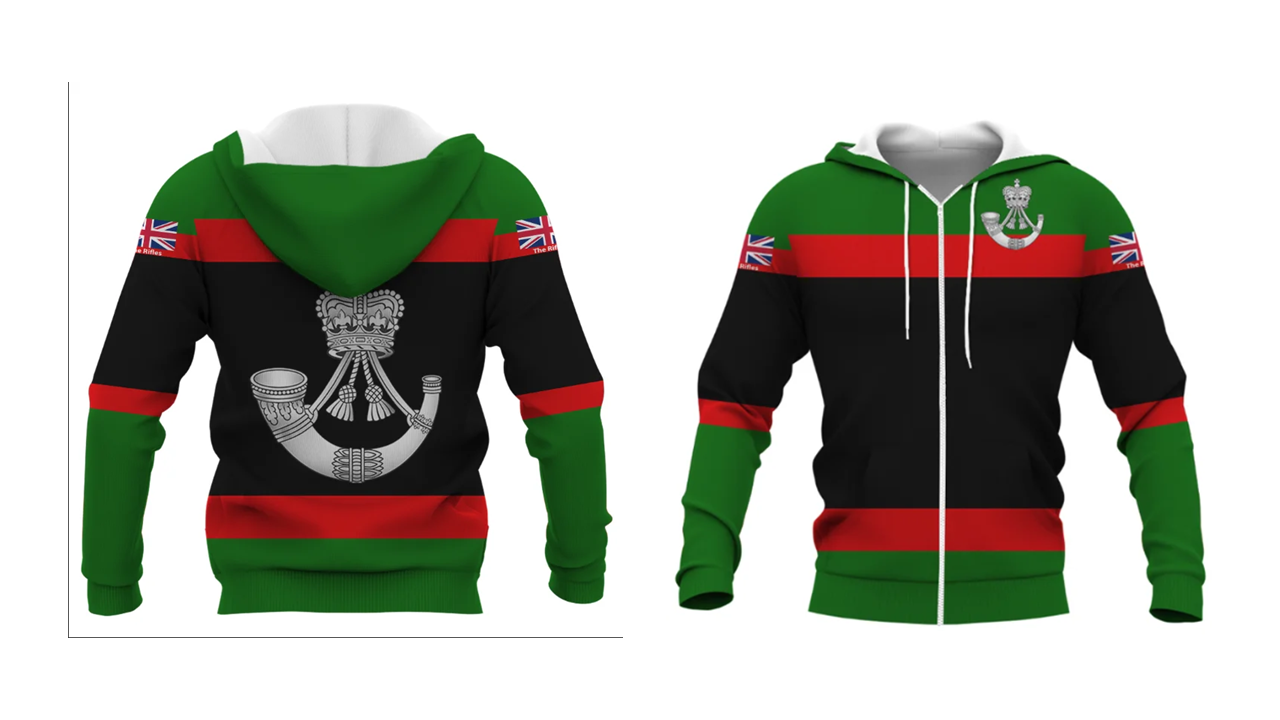 The Rifles Double Printed Zipper Hoodie new for 2024