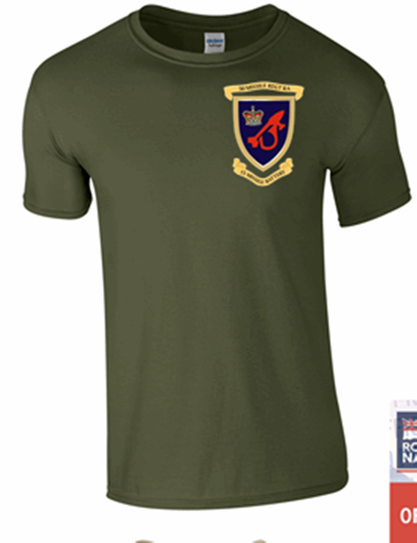 15 Missile Battery T-Shirt RA Front Only - Army 1157 kit S / GREEN Army 1157 Kit Veterans Owned Business