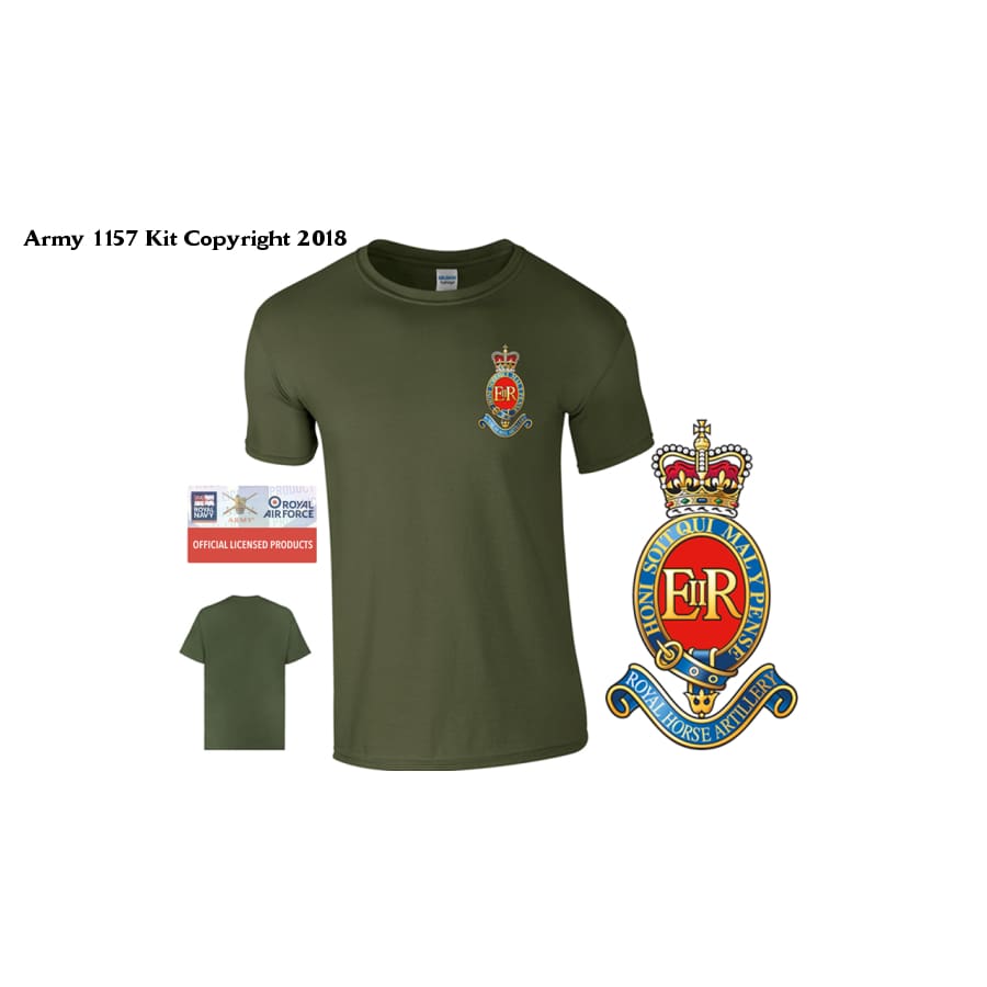 3 RHA T-Shirt - Army 1157 kit S / Green Army 1157 Kit Veterans Owned Business