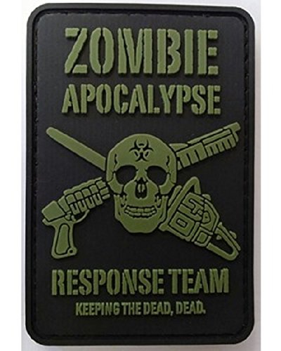 Kombat Zombie Apocalypse Response Team Patch PVC With Velcro Backing - Army 1157 kit Army 1157 Kit Veterans Owned Business
