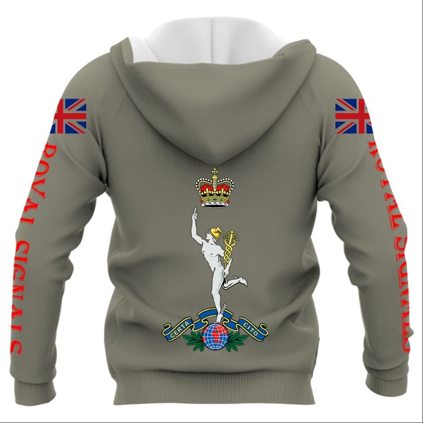 Army 1157 Kit Royal Signals Double Printed Hoodie 2023