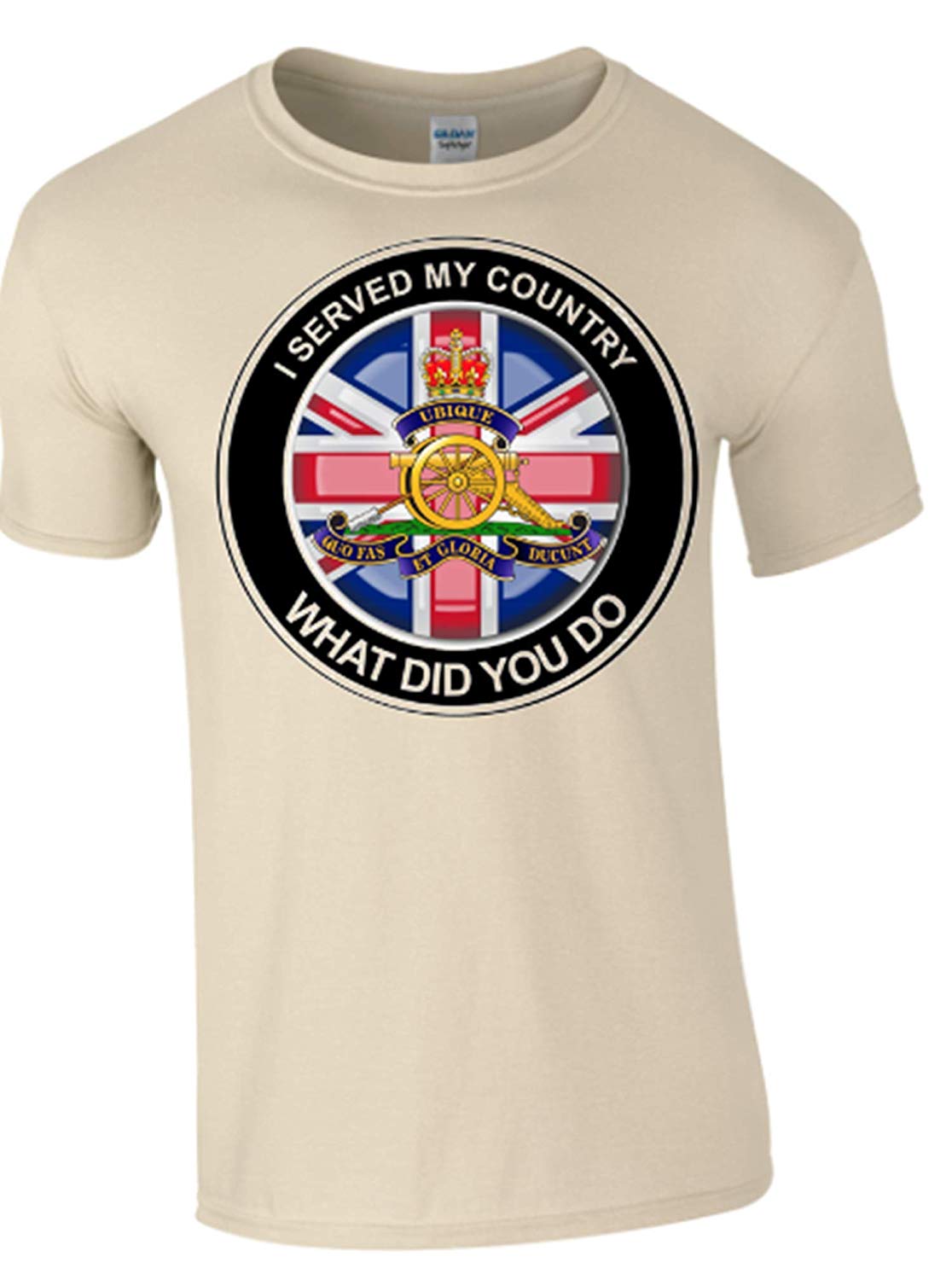 Royal Artillery What did You do T-Shirt - Army 1157 kit L Army 1157 Kit Veterans Owned Business