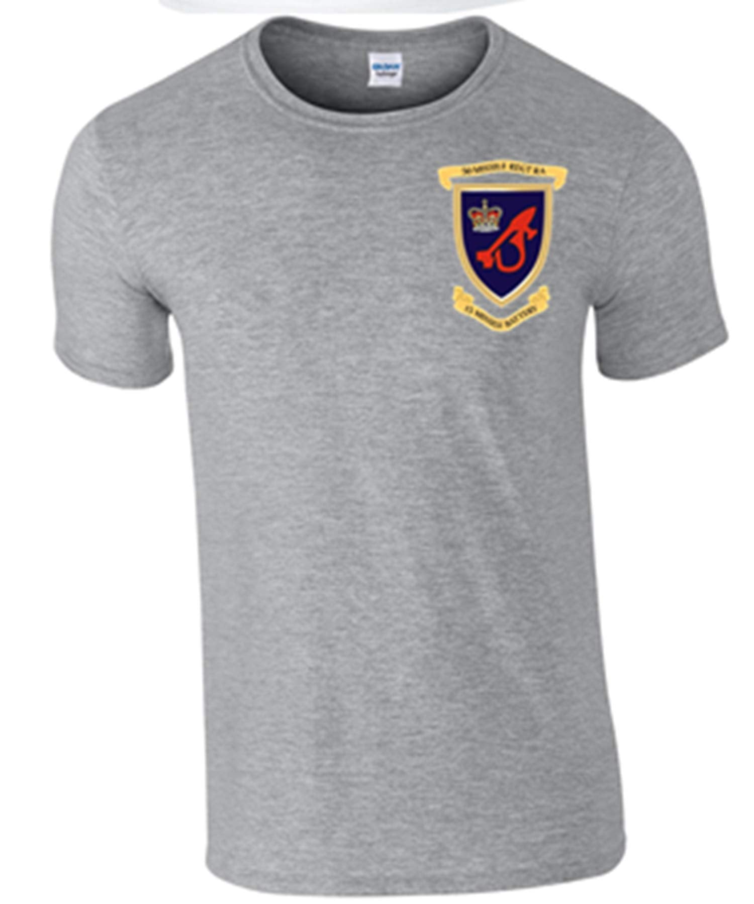 Army 1157 Kit Ministry of Defence T-Shirt 50 Missile Regiment with 15 Battery RA Logo on - Army 1157 kit Grey / L Army 1157 Kit
