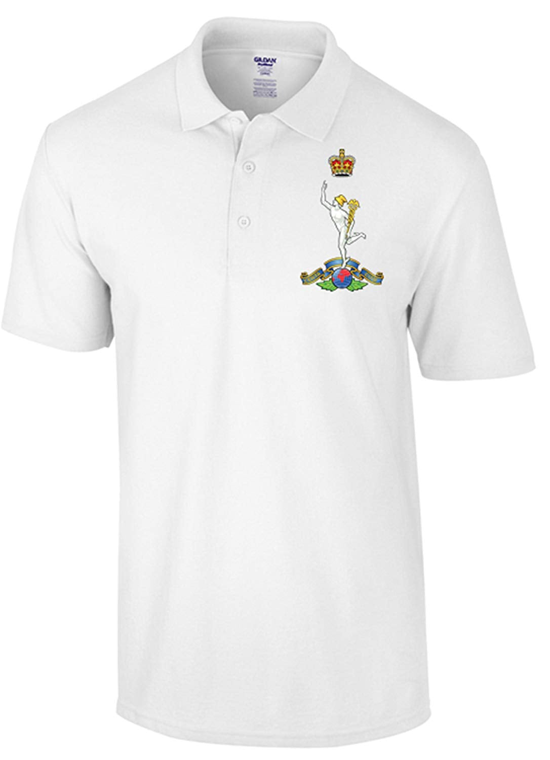 Royal Signals Polo Shirt - Army 1157 kit White / M Army 1157 Kit Veterans Owned Business