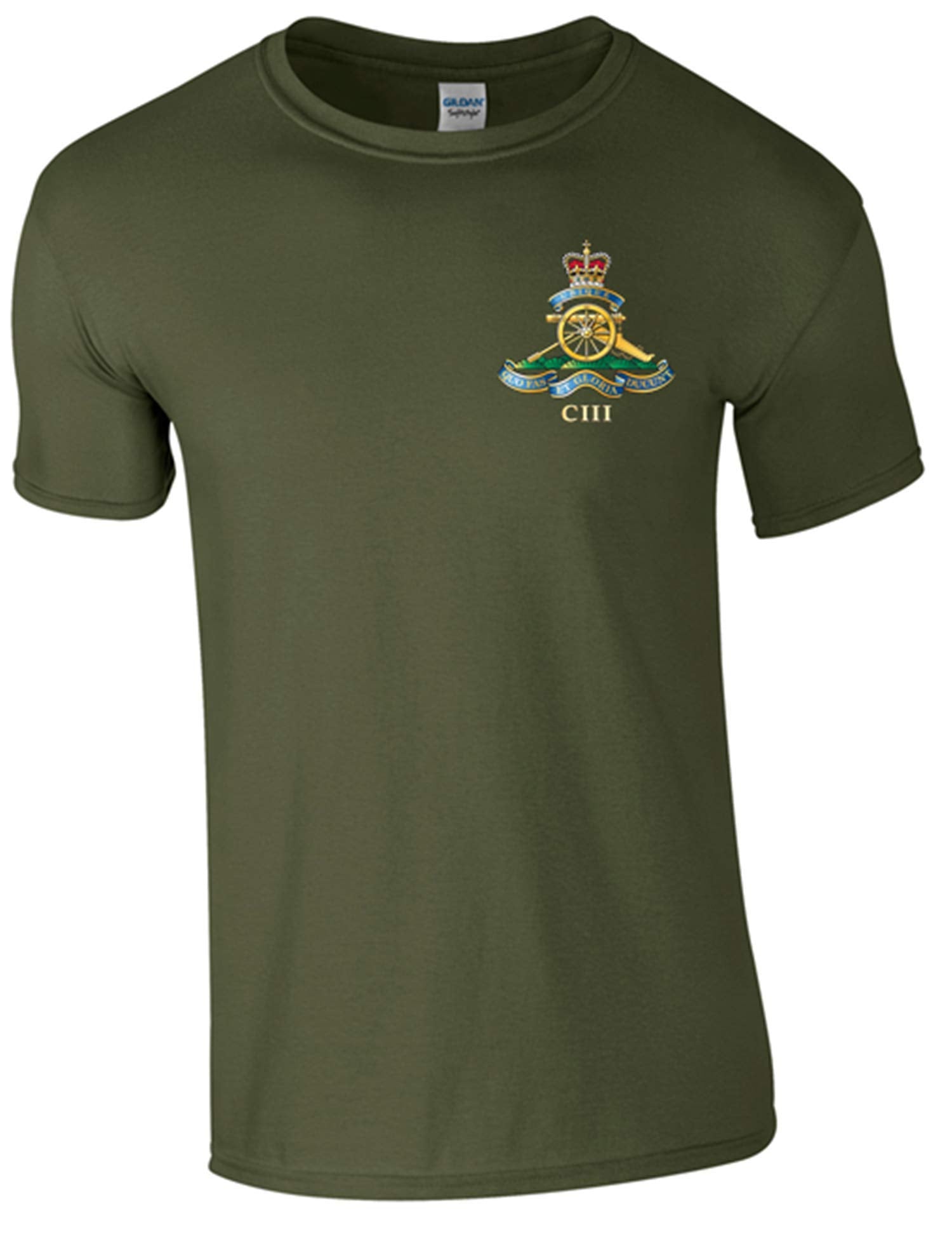 Official MOD Approved Merchandise 103 Regiment of Artillery T-Shirt Printed DTG (Direct to Garment) for a Permanent Finish. - Army 1157 kit XL Army 1157 Kit