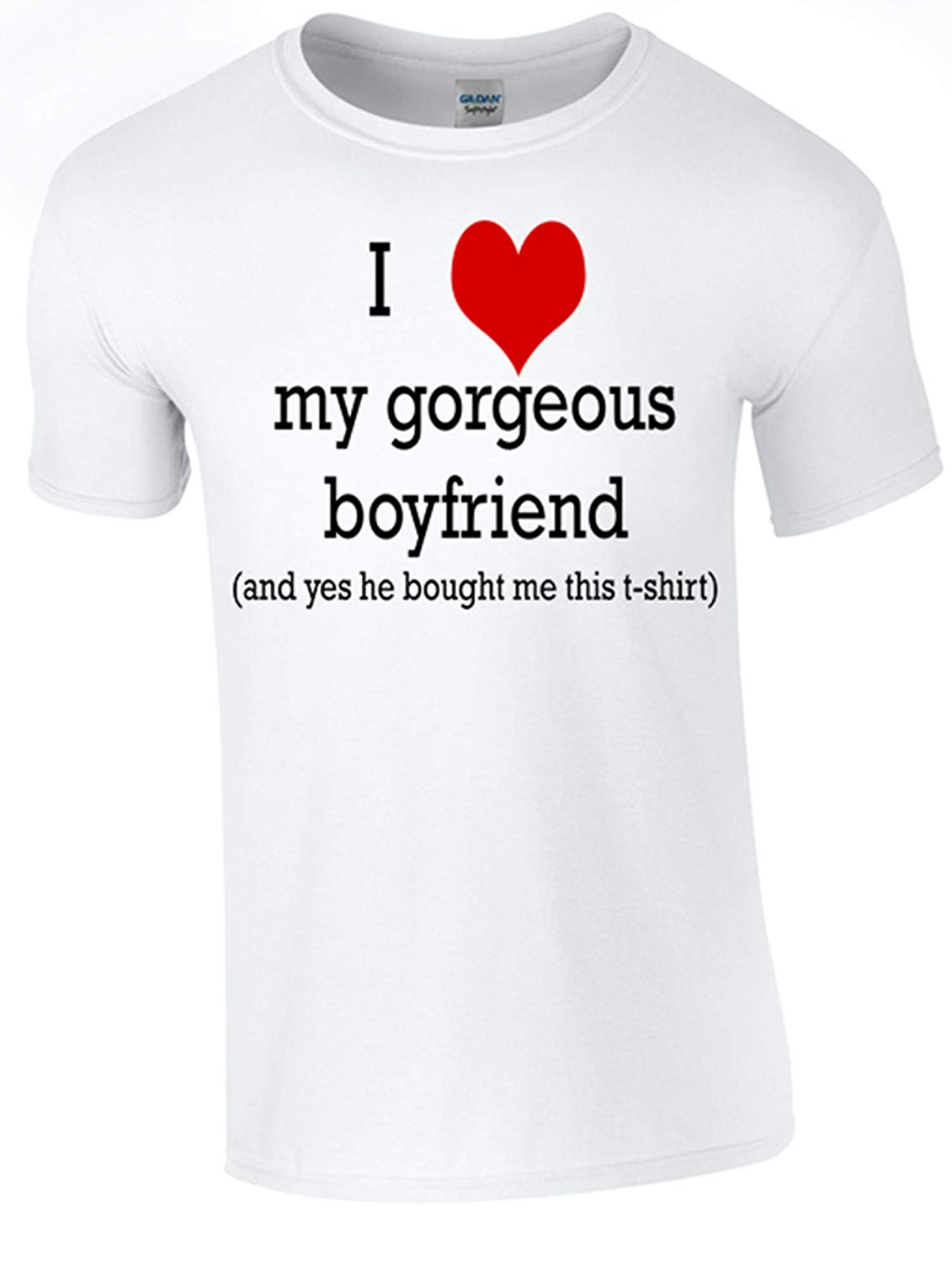 Army 1157 Kit Valentine My Gorgeous Boyfriend T-Shirt Printed DTG (Direct to Garment) for a Permanent Finish - Army 1157 kit White / XL Army 1157 Kit Veterans Owned Business