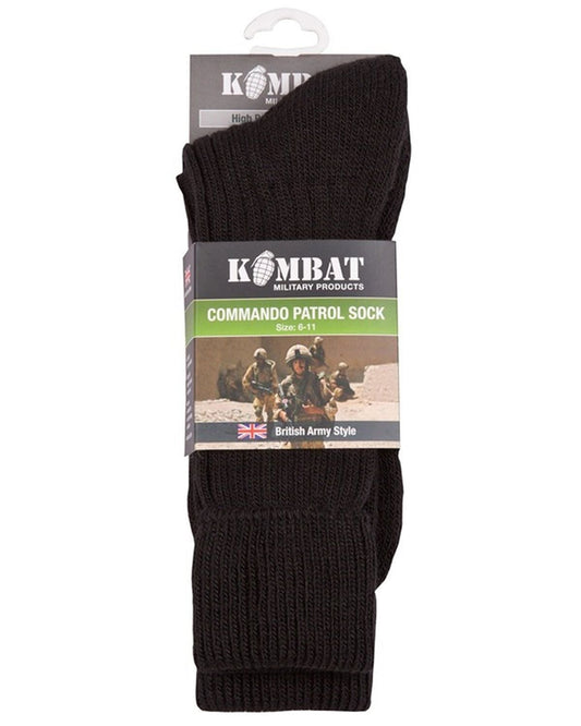 Patrol Socks (Size 6-11) - Olive Green - Army 1157 kit Kombat UK