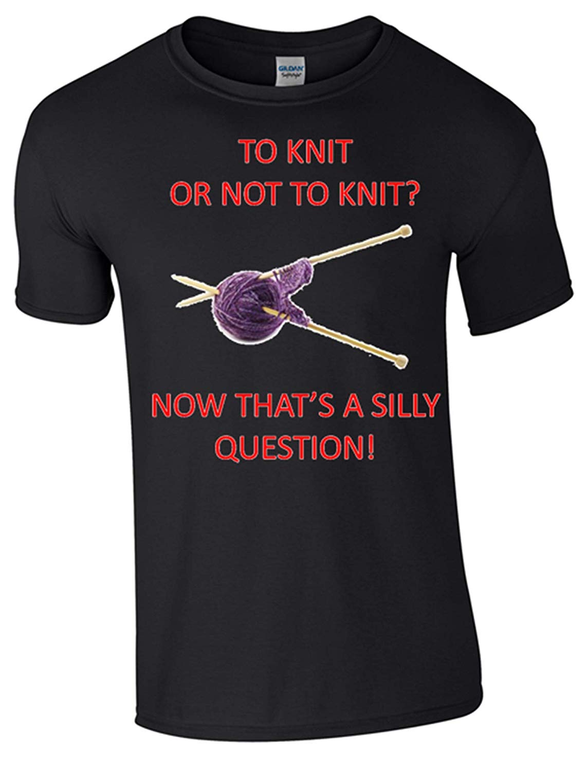 to Knit or not to Knit T-Shirt for The Compulsive Knitter in Your Life - Army 1157 Kit  Veterans Owned Business