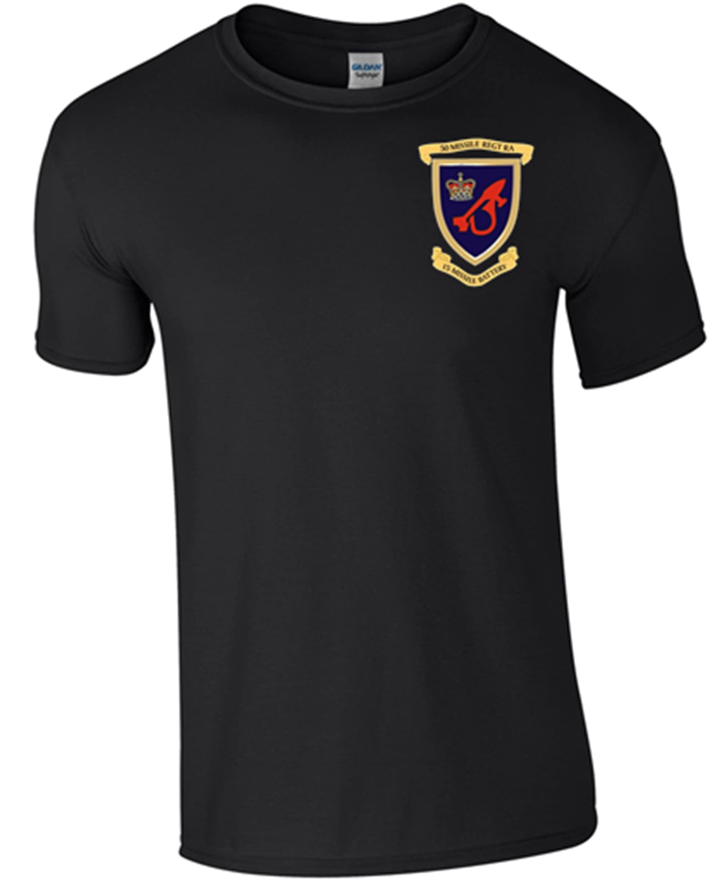Army 1157 Kit Ministry of Defence T-Shirt 50 Missile Regiment with 15 Battery RA Logo on - Army 1157 kit Black / M Army 1157 Kit
