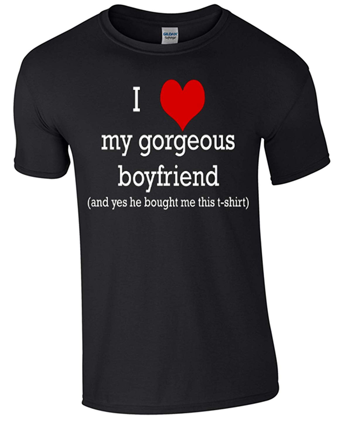 Army 1157 Kit Valentine My Gorgeous Boyfriend T-Shirt Printed DTG (Direct to Garment) for a Permanent Finish - Army 1157 kit Black / XL Army 1157 Kit Veterans Owned Business