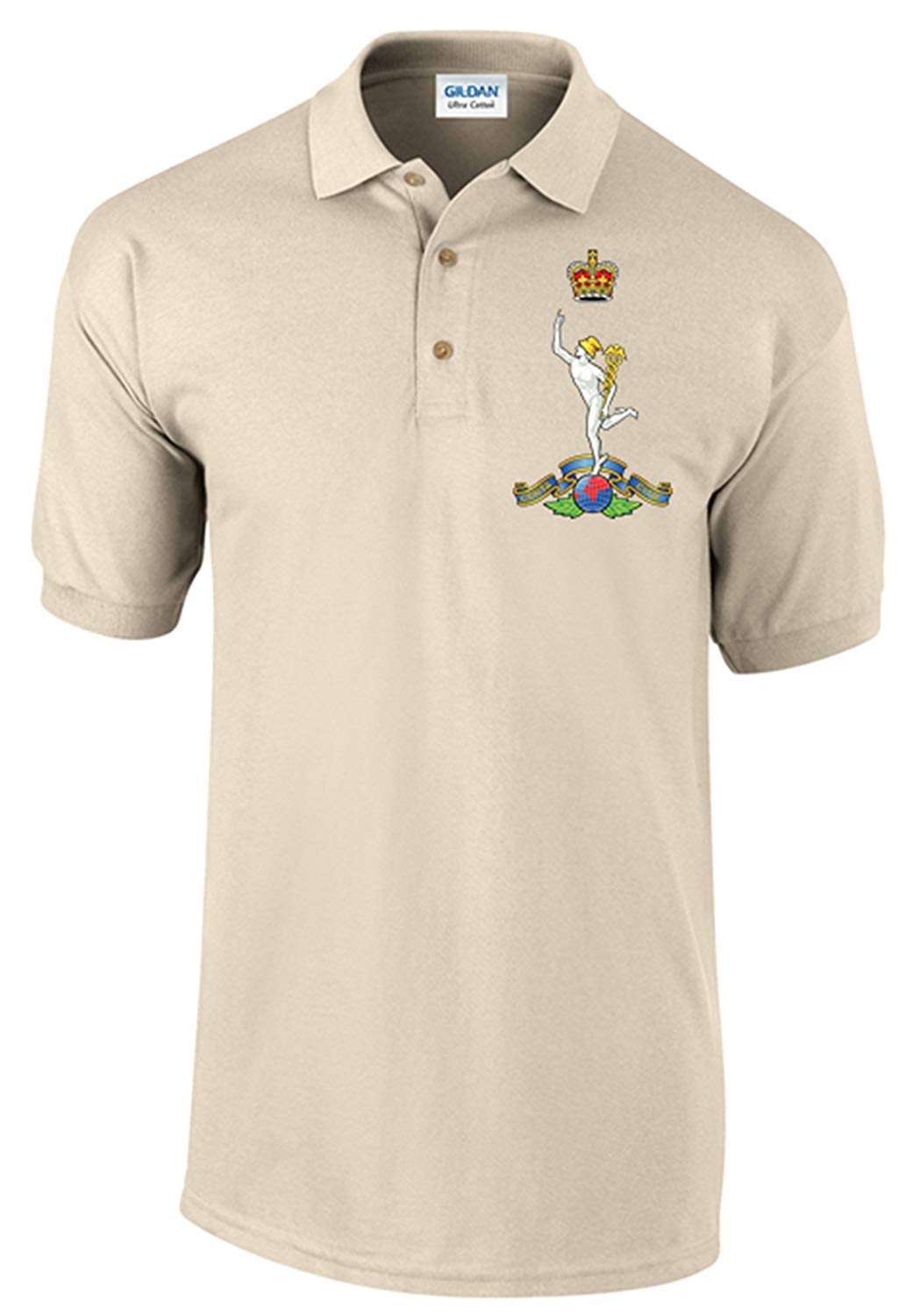 Royal Signals Polo Shirt - Army 1157 kit Sand / L Army 1157 Kit Veterans Owned Business