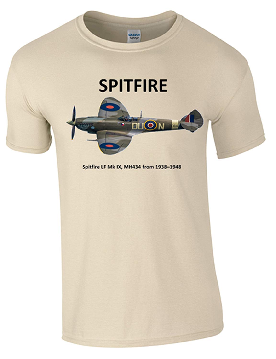 Spitfire T-Shirt - Army 1157 kit Sand / XL Army 1157 Kit Veterans Owned Business