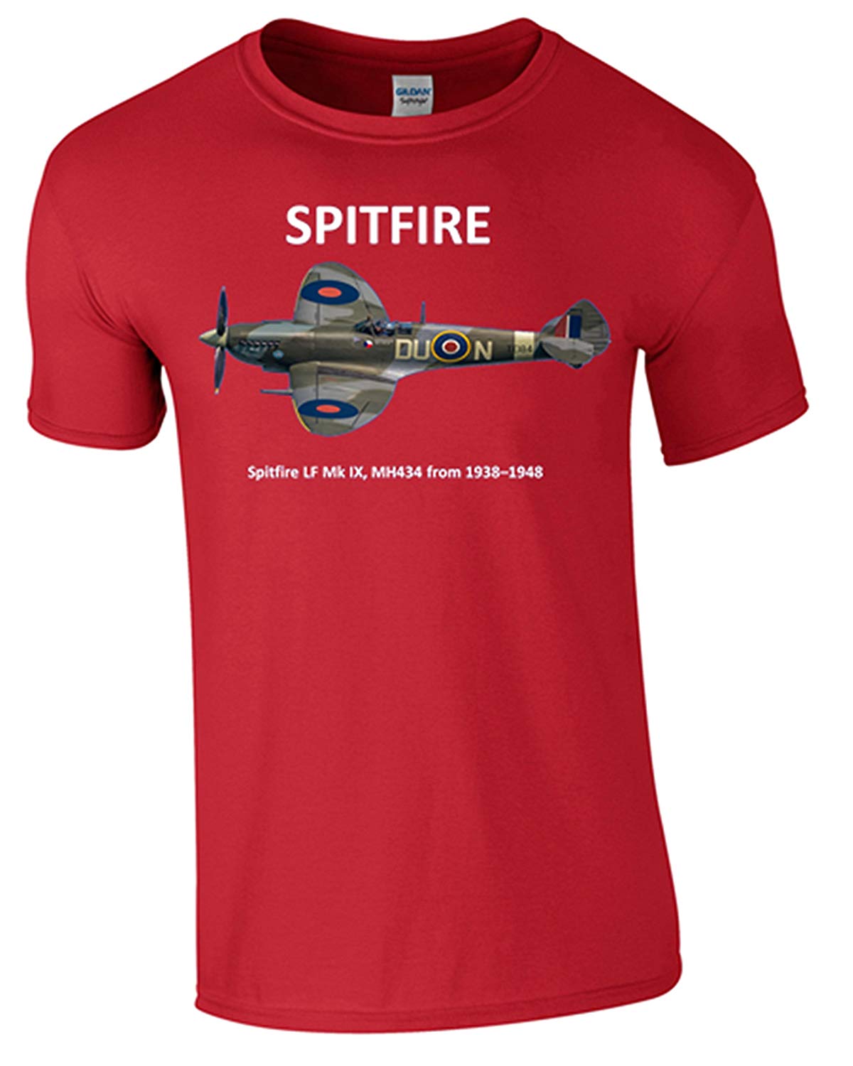 Spitfire T-Shirt - Army 1157 kit Red / XXL Army 1157 Kit Veterans Owned Business