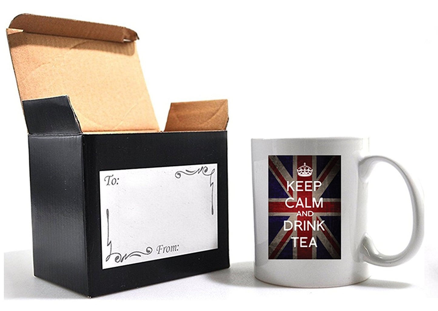 Keep Calm and drink tea mug with gift box - Army 1157 kit Army 1157 Kit Veterans Owned Business