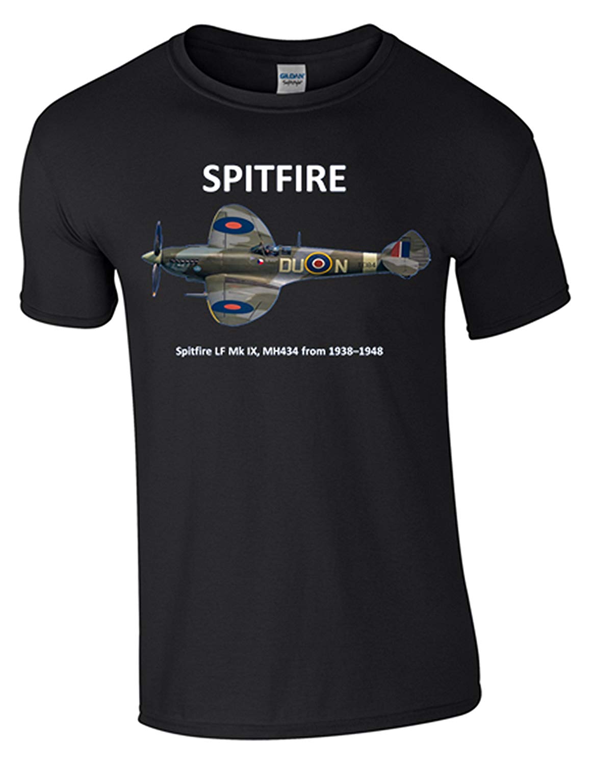 Spitfire T-Shirt - Army 1157 kit Black / M Army 1157 Kit Veterans Owned Business