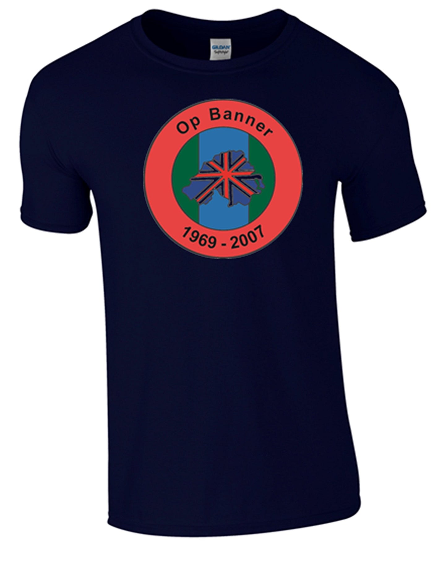 Northern Ireland Ops Banner T-Shirt (L, Blue) - Army 1157 kit Army 1157 Kit