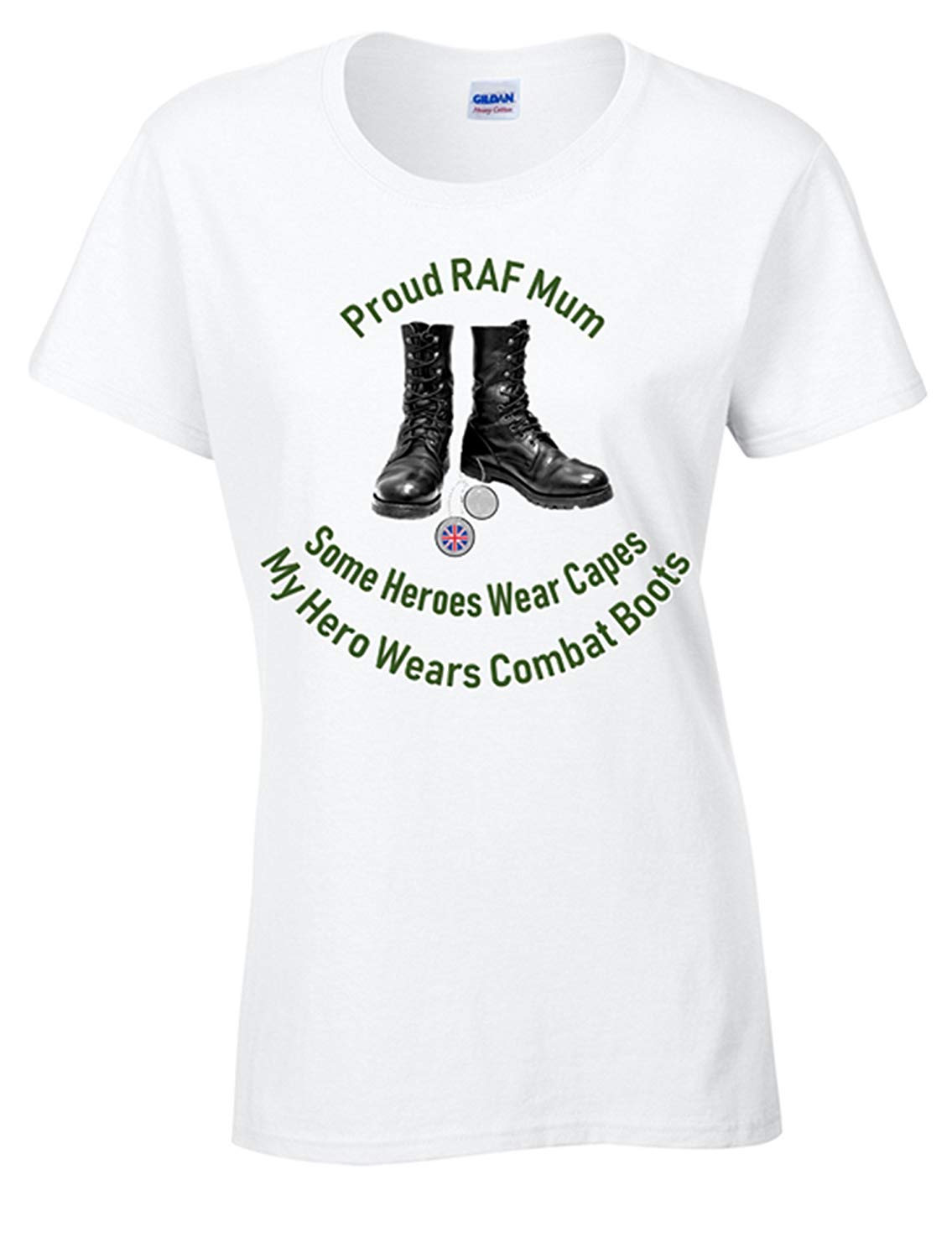 Bear Essentials Clothing Proud RAF Mum or Dad and Sister T-Shirt - Army 1157 kit White / XL / Mum Army 1157 Kit Veterans Owned Business