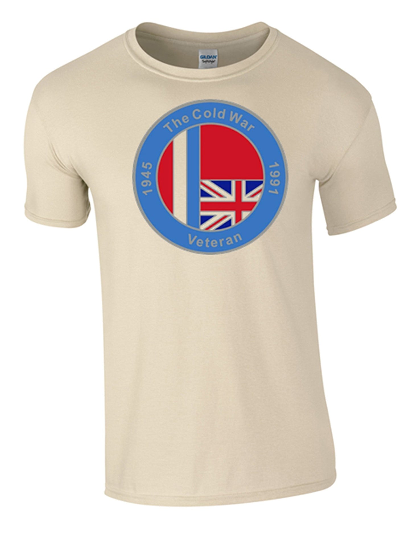 Bear Essentials Clothing. Cold War Op Banner T/Shirt (M, Sand) - Army 1157 kit Army 1157 Kit