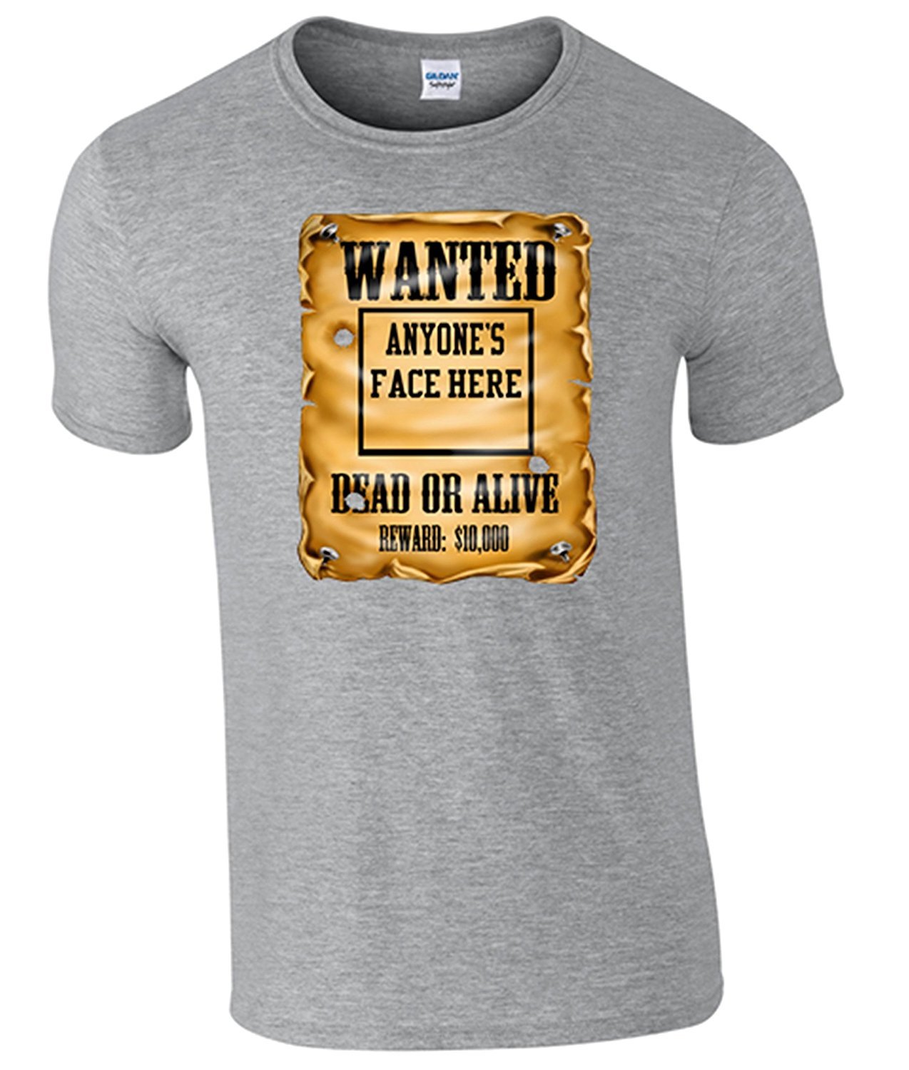 Bear Essentials Clothing. Wanted Dead Or Alive T/Shirt (S, Sand) - Army 1157 Kit  Veterans Owned Business