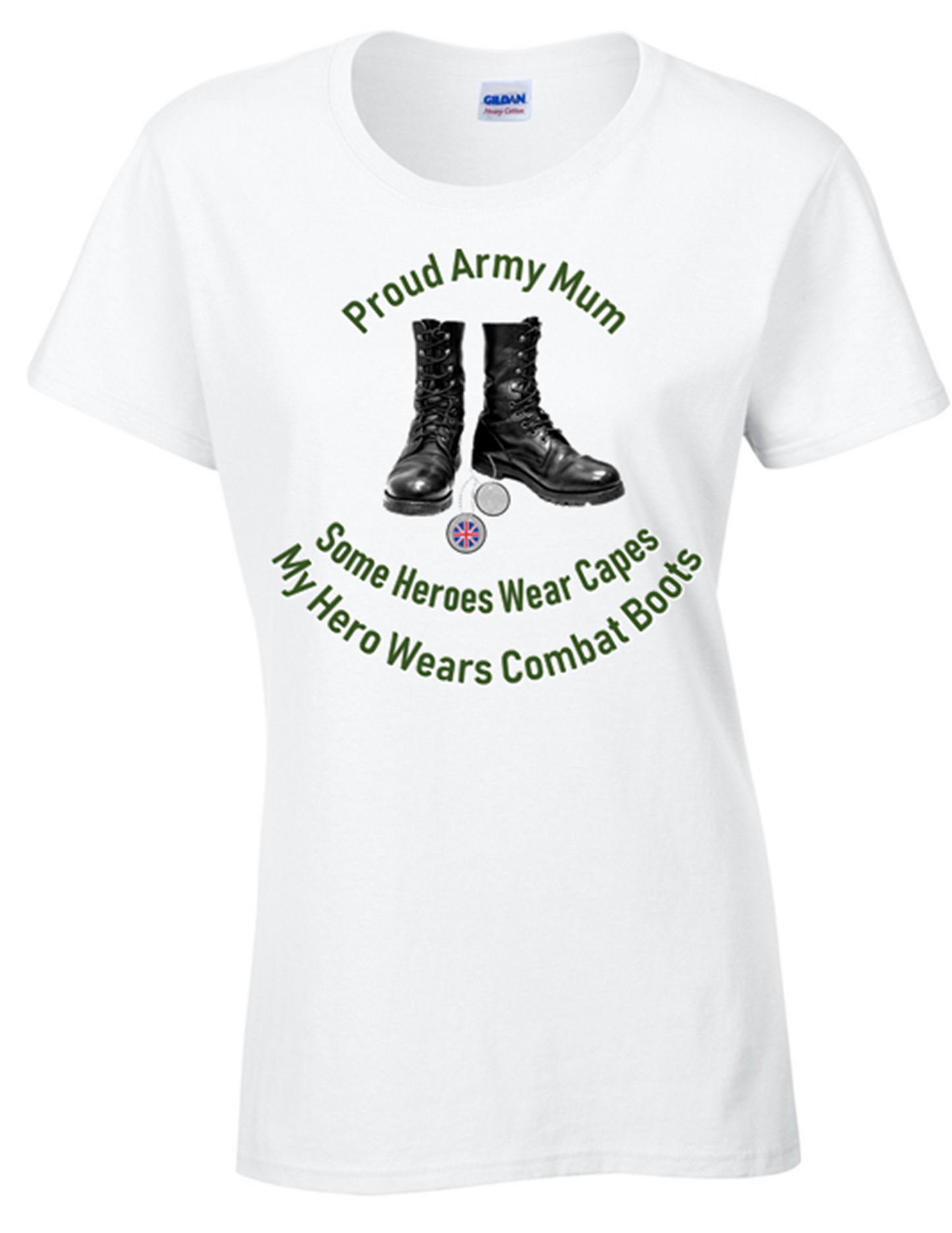 Proud Army Mum T-Shirt - Army 1157 Kit  Veterans Owned Business