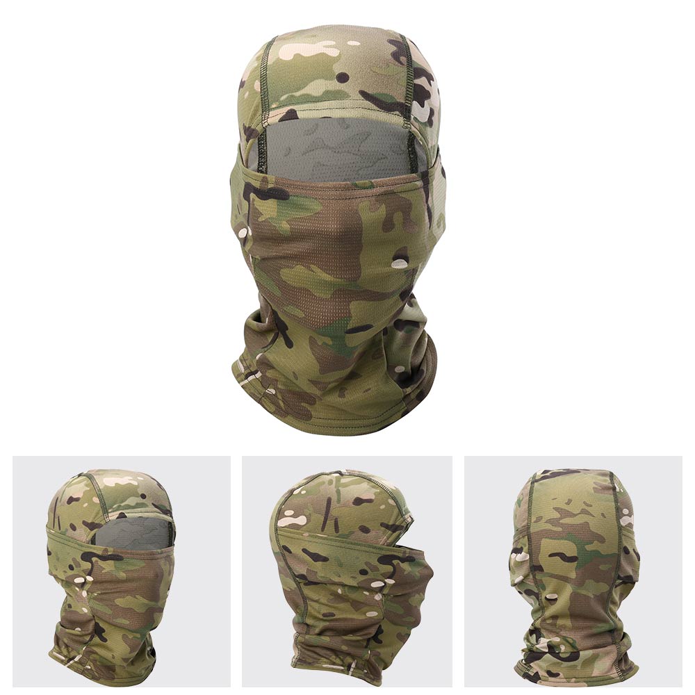 Multicam Camouflage Balaclava Full Face Scarf Mask - Army 1157 kit Army 1157 Kit Veterans Owned Business