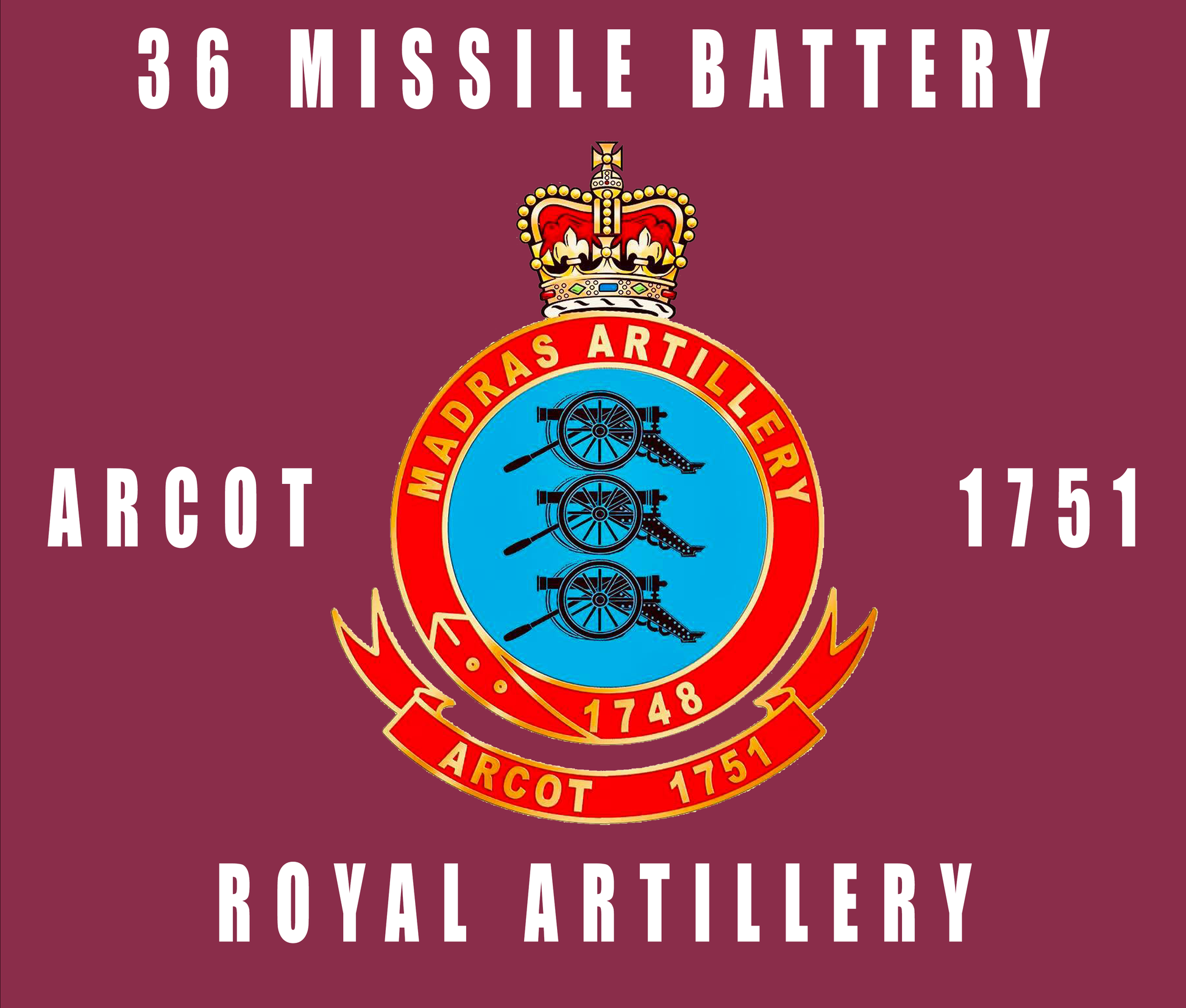 36 Battery T Shirt - Army 1157 kit 50 Missile Regiment RA