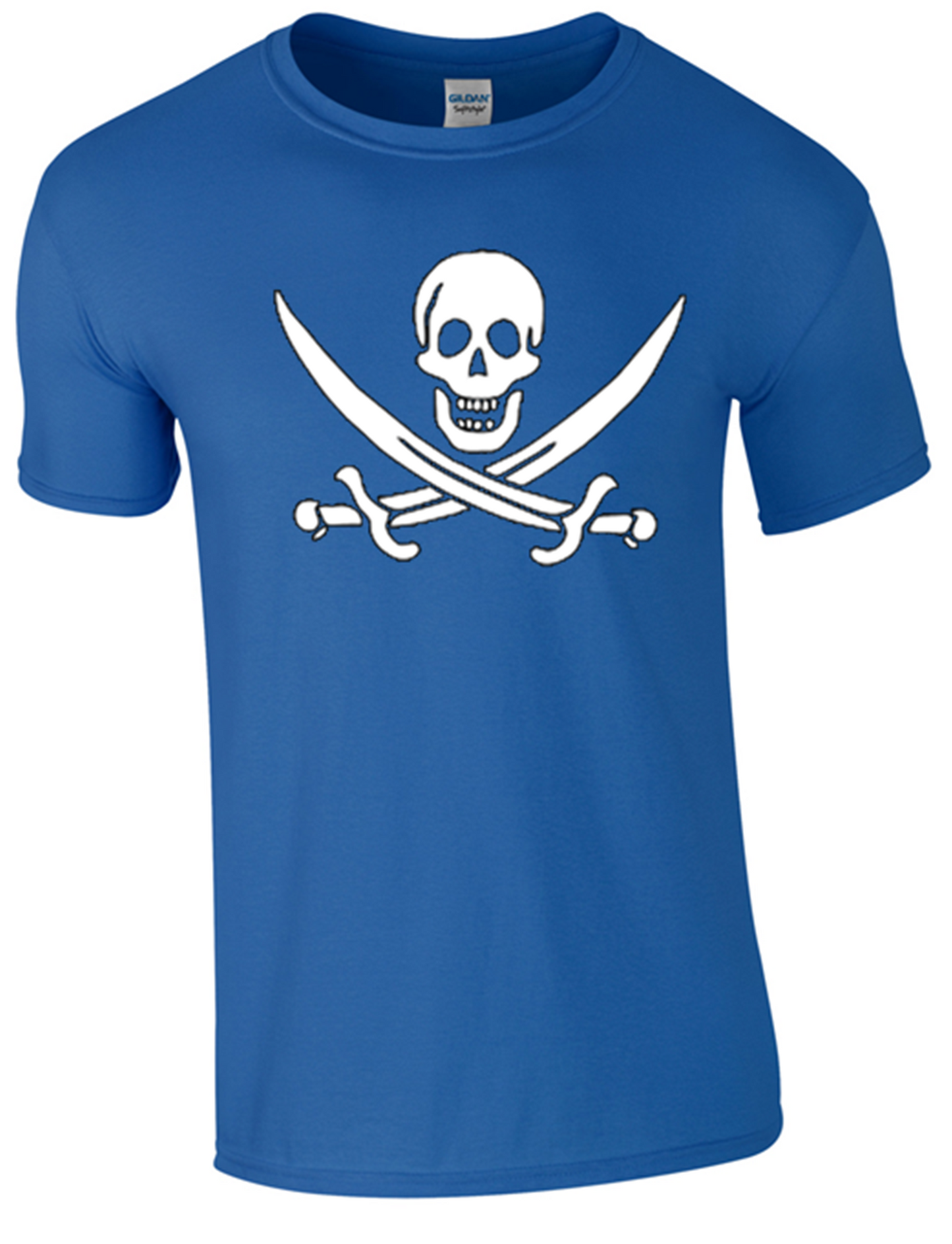 Pirate T-Shirt Printed DTG (Direct to Garment) for a Permanent Finish. - Army 1157 kit S / Royal Blue Army 1157 Kit Veterans Owned Business