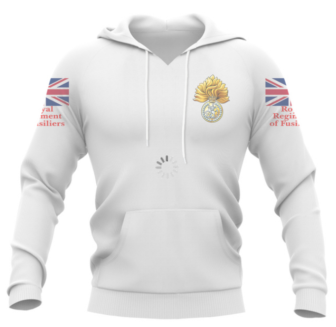 Royal Regiment of Fusiliers Double Printed Hoodie new for 2023