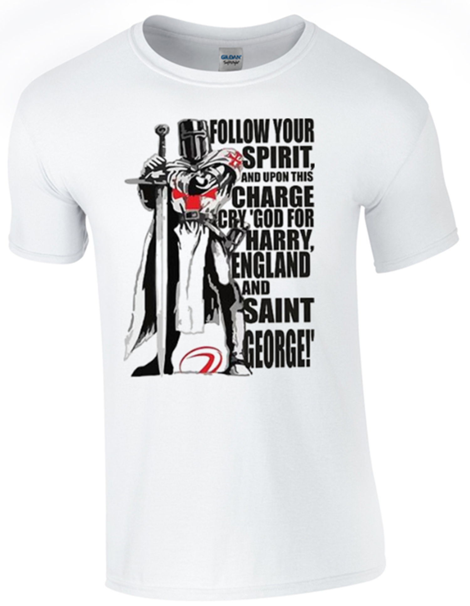 St George's Day Spirit of St George T-Shirt Printed DTG (Direct to Garment) for a Permanent Finish. - Army 1157 kit S Army 1157 Kit Veterans Owned Business