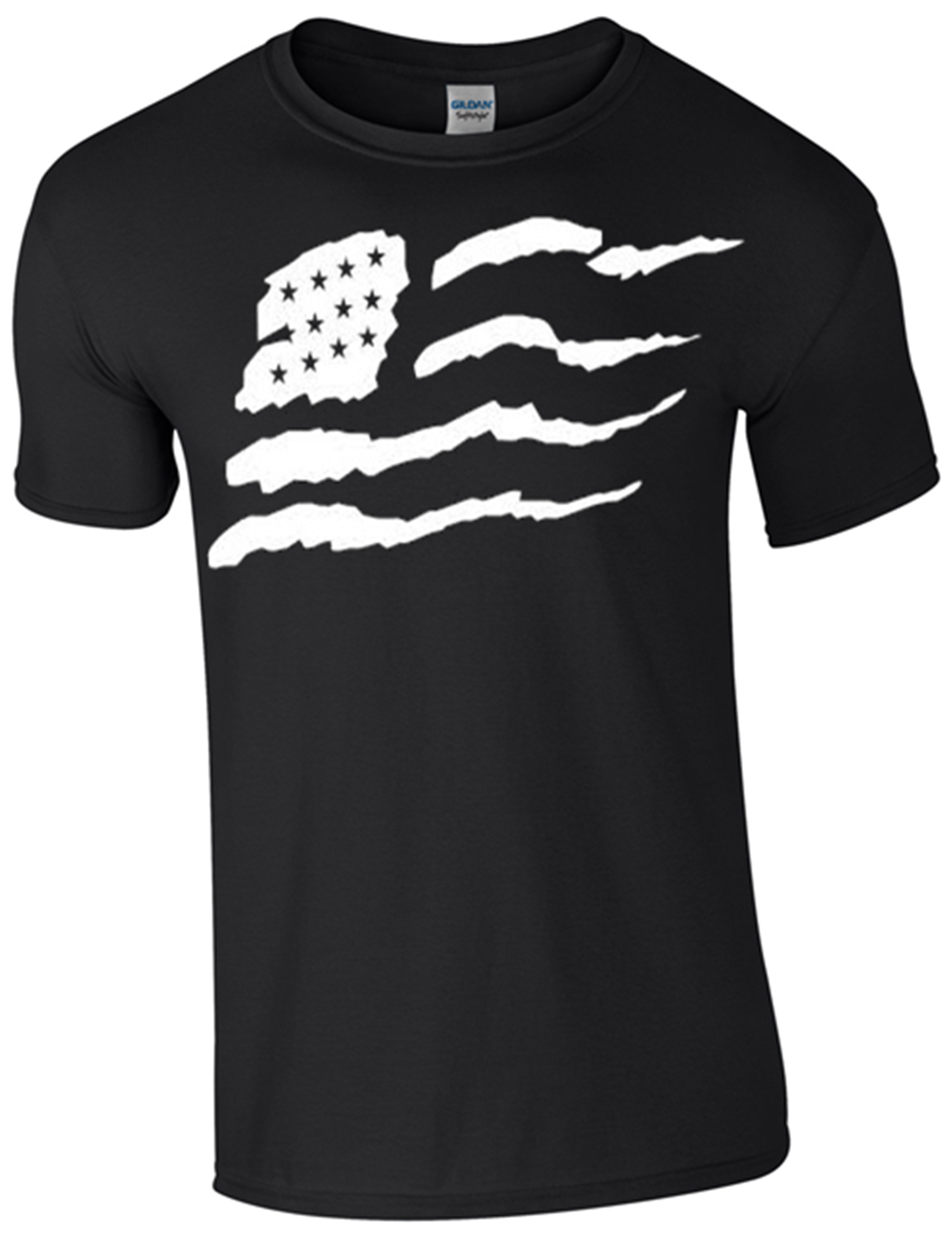 Stars & Stripes T-Shirt Printed DTG (Direct to Garment) for a Permanent Finish. - Army 1157 kit S / Black Army 1157 Kit Veterans Owned Business