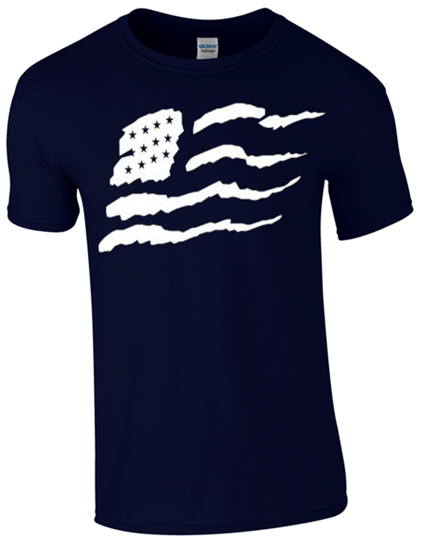Stars & Stripes T-Shirt Printed DTG (Direct to Garment) for a Permanent Finish. - Army 1157 kit S / Navy Blue Army 1157 Kit Veterans Owned Business