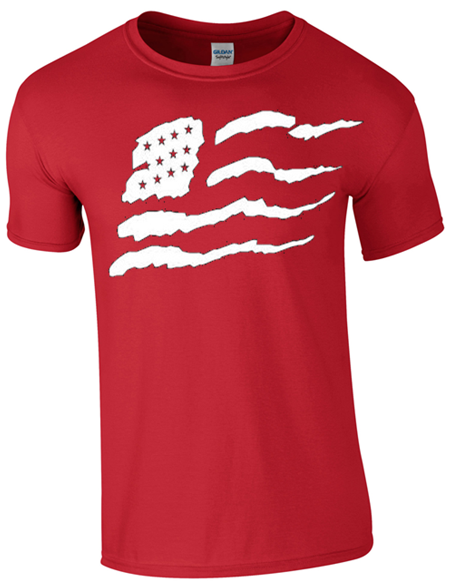 Stars & Stripes T-Shirt Printed DTG (Direct to Garment) for a Permanent Finish. - Army 1157 kit S / Red Army 1157 Kit Veterans Owned Business