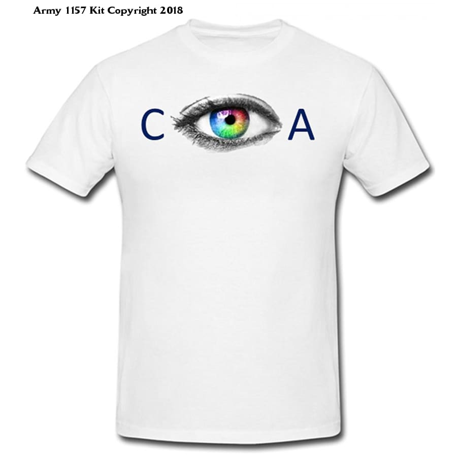 Bear Essentials Clothing. CIA T-Shirt - Army 1157 kit XX-Large / White Army 1157 Kit Veterans Owned Business