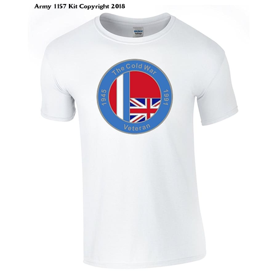 Bear Essentials Clothing. Cold War T/Shirt - Army 1157 kit Small / White Army 1157 Kit Veterans Owned Business